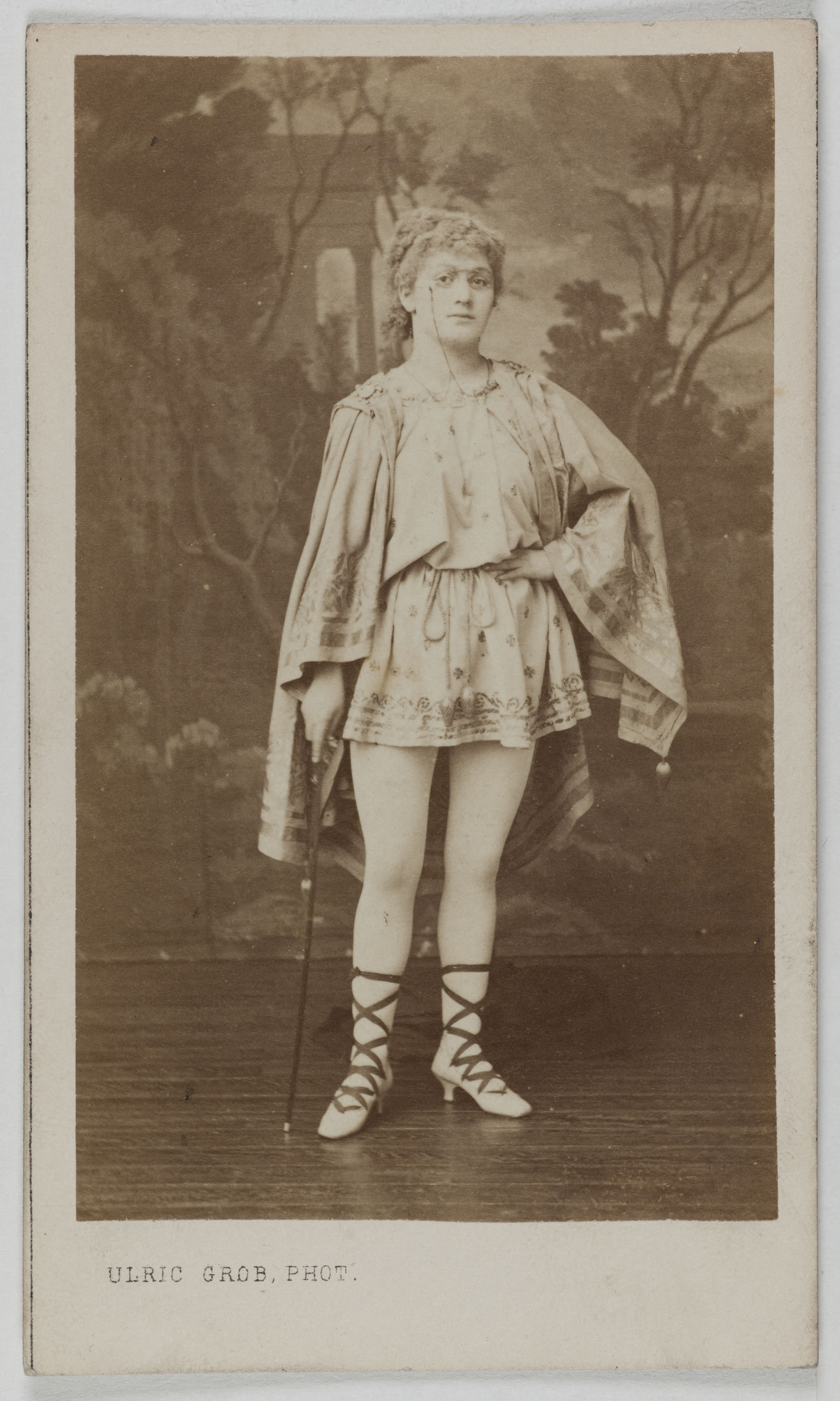 Ulric Grob, Portrait de Berthe Legrand (Adèle Blanchart dite, 1850-1910), (actrice)
