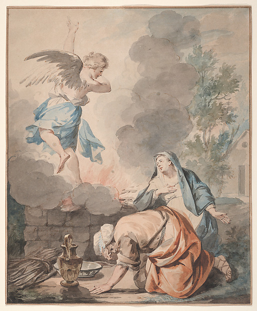 Aert Schouman, The Sacrifice of Manoah