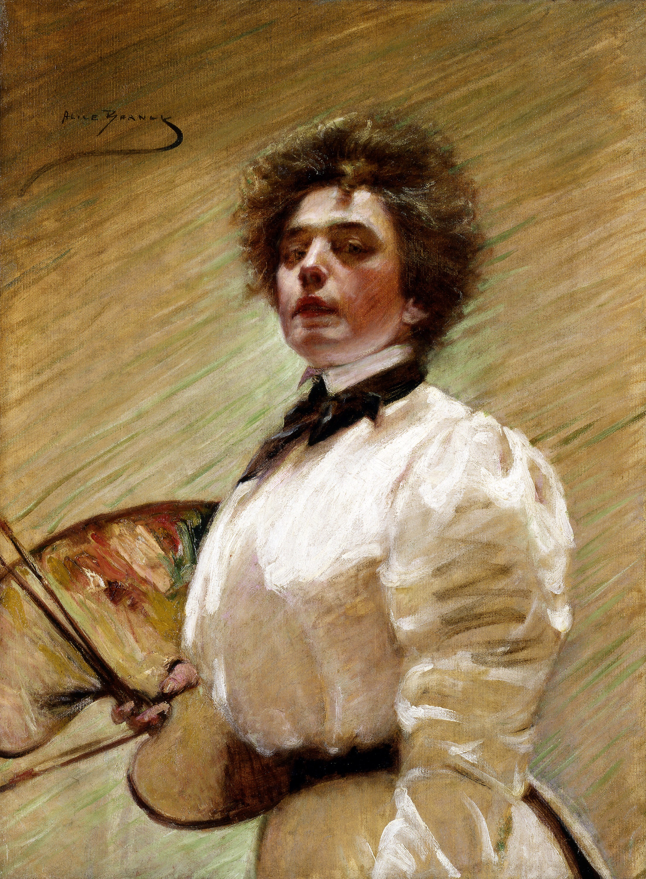 Alice Pike Barney, Self-Portrait with Palette