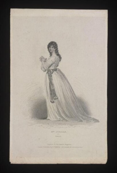 Unknown, Mrs Jordan as Peggy