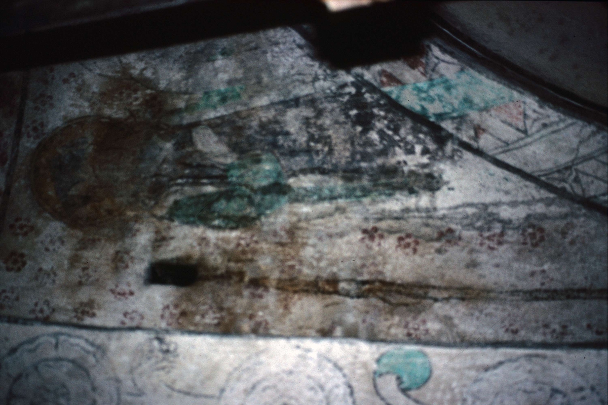 Rune Hammarling, Lime painting in Viksta Church, Viksta parish, Uppland 1986