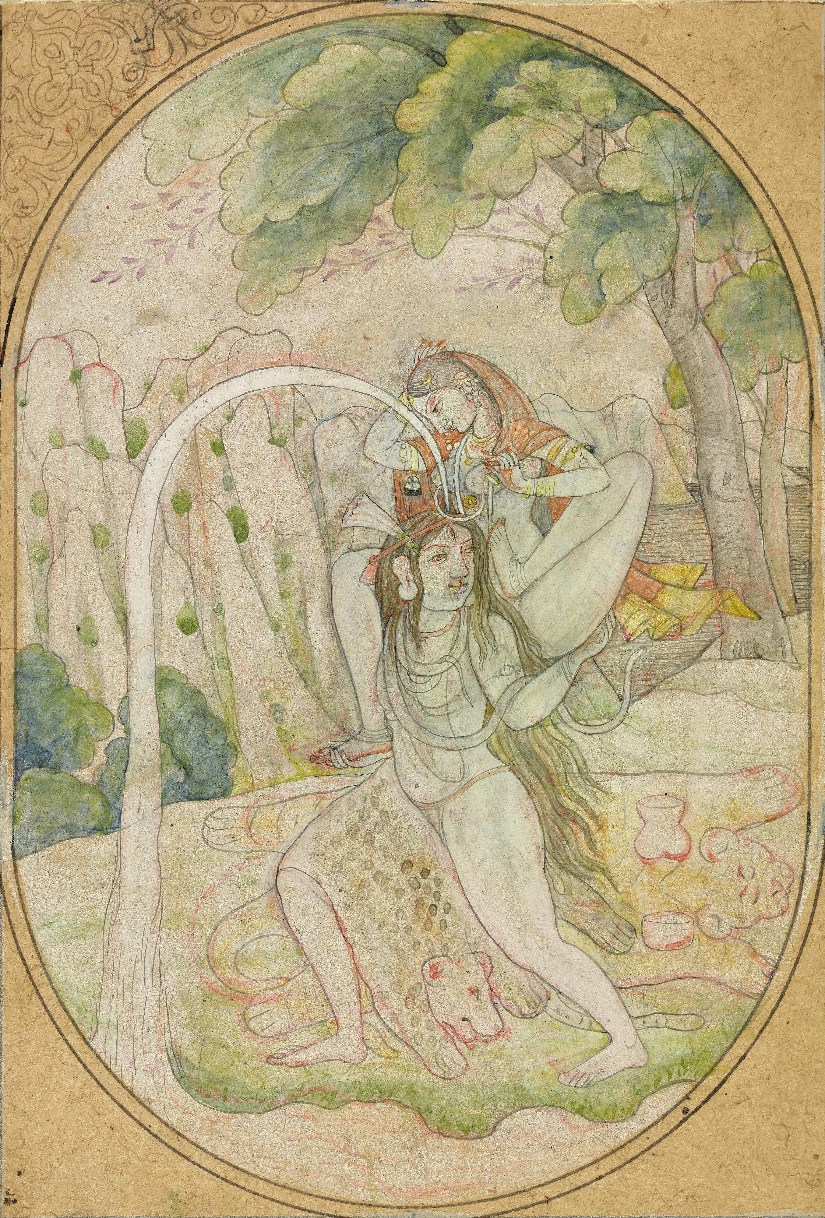 Unknown artist, The Descent of the Ganges
