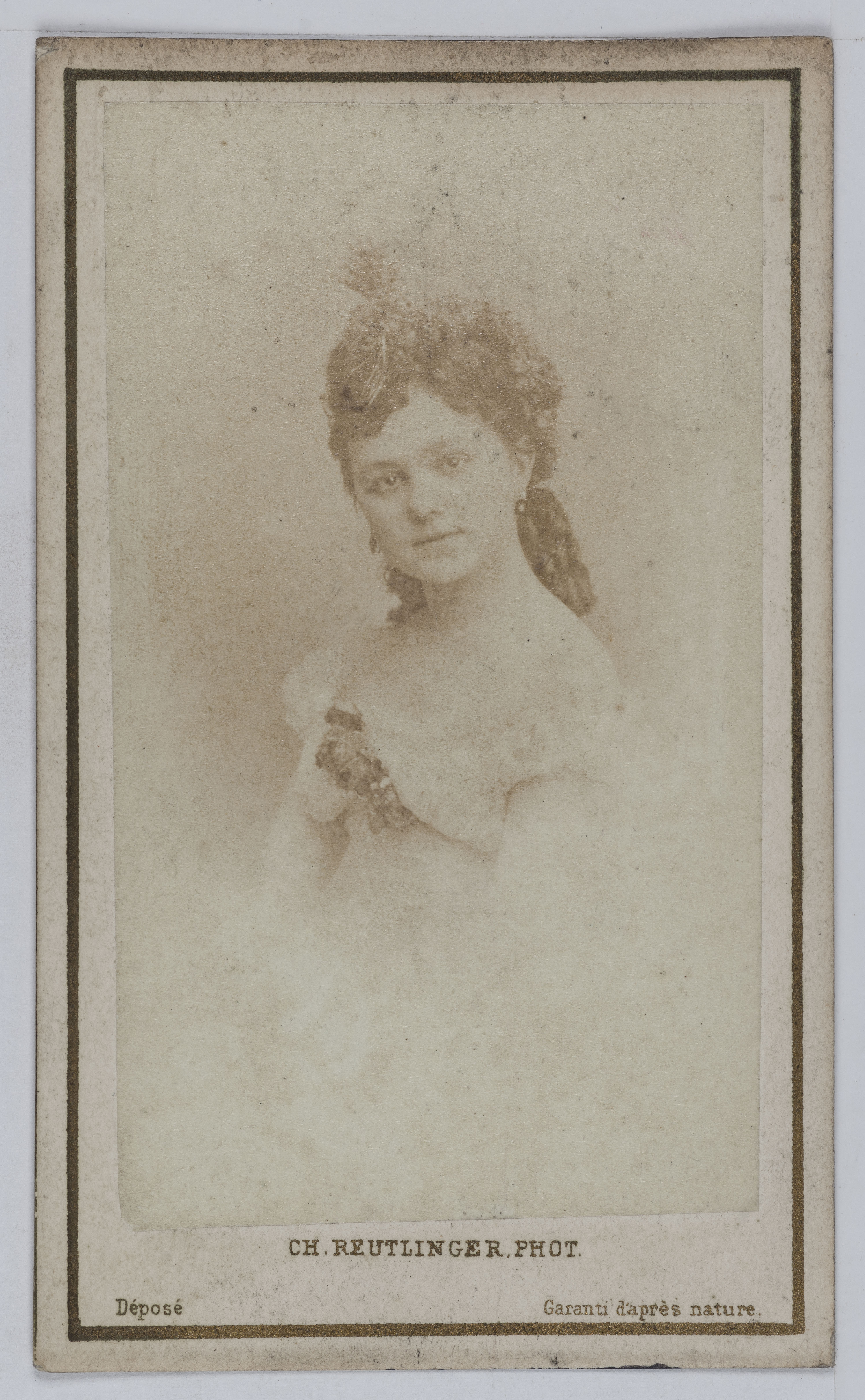 Charles Reutlinger, Portrait de Rige, actrice ?