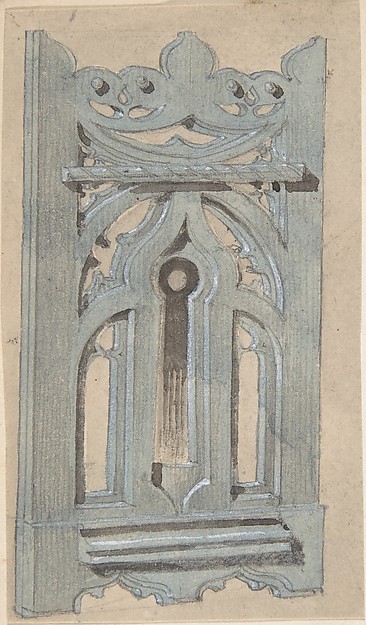 Anonymous, British, 19th century, Metal Keyplate for Church
