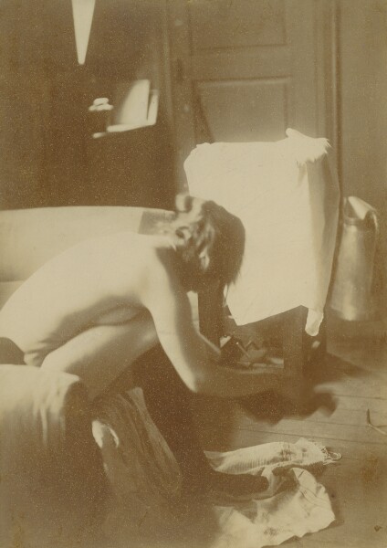 Edgar Degas, [Seated Nude]