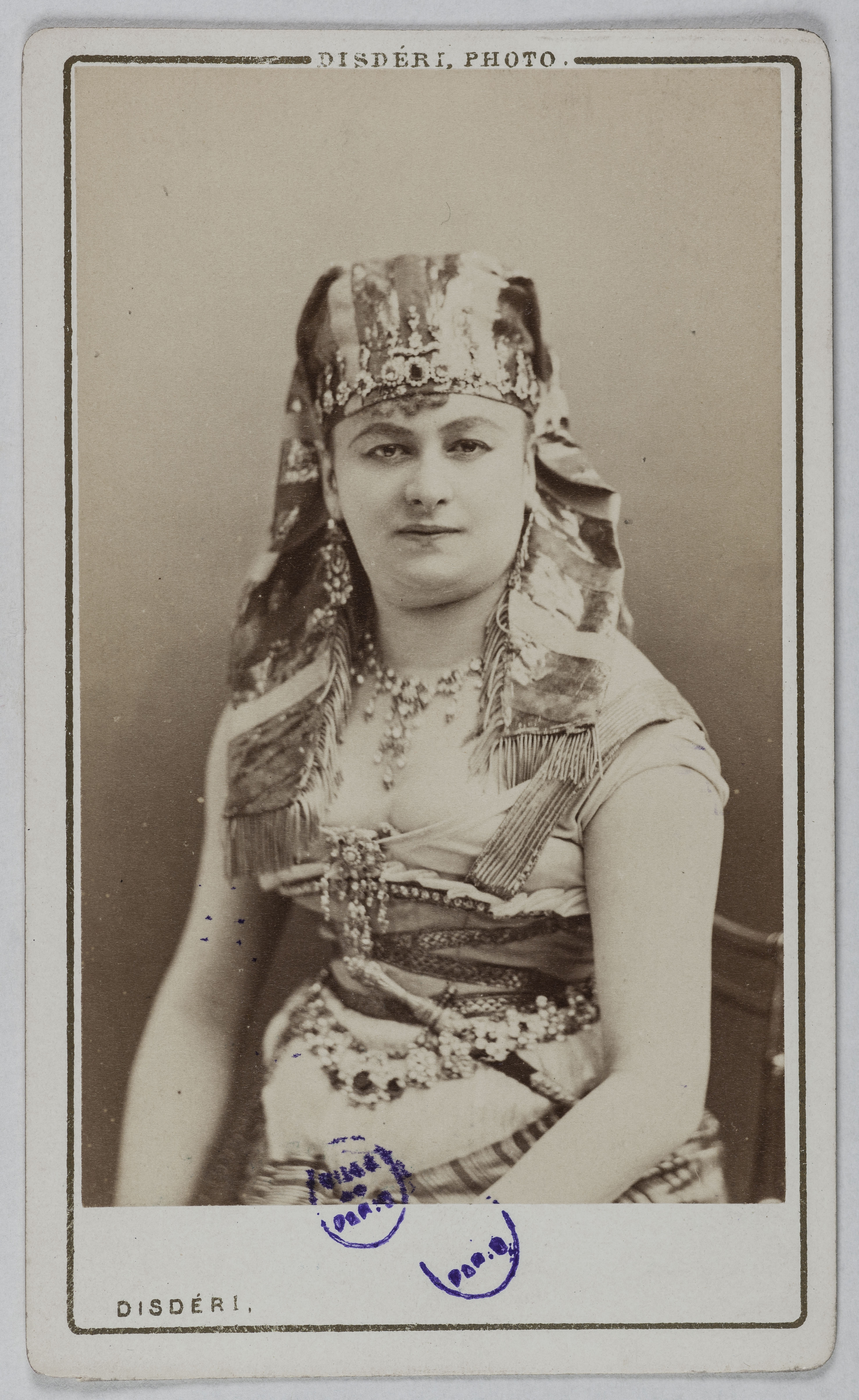 André-Adolphe-Eugène Disdéri, Portrait de Fonti (actrice)