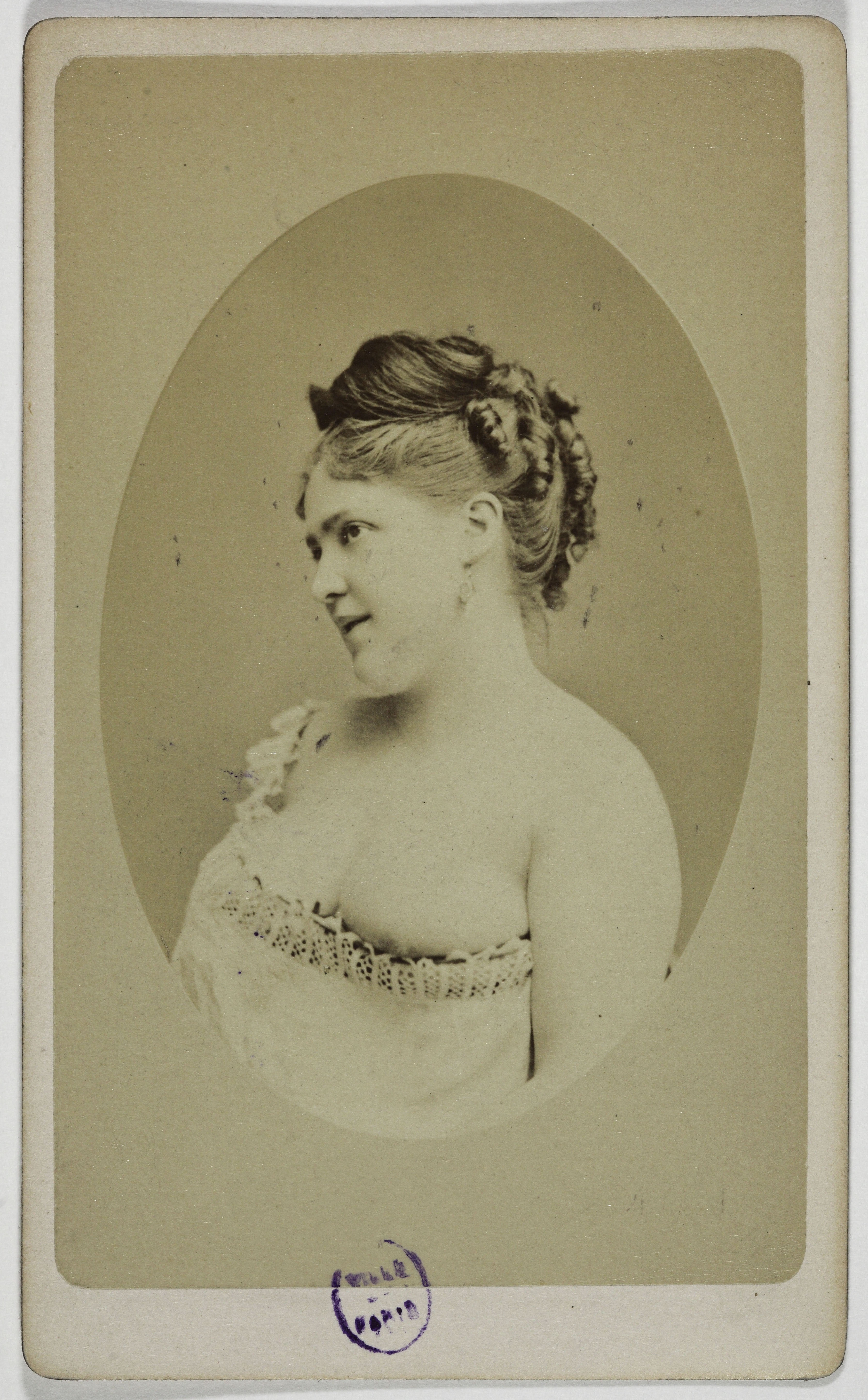Anonyme, Portrait d'Alfortville, (Blanche, d'), (comédienne)