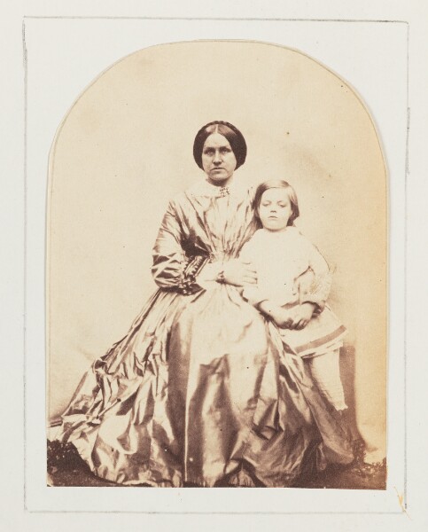 Unknown, [Portrait of a Woman and a Child]