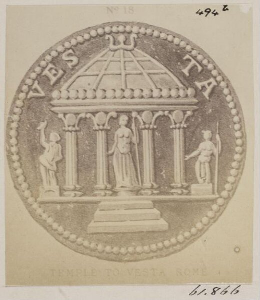 Parker, John Henry, Coins - Circular Temple of Vesta