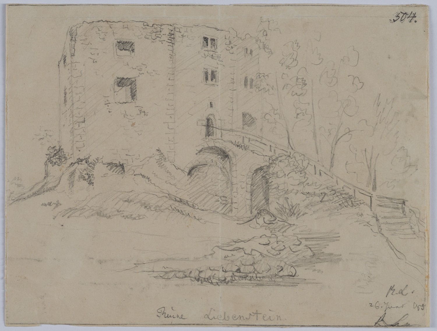 Rudolf Lutter, Liebenstein (Bad Liebenstein, Thüringen): Burgruine Liebenstein