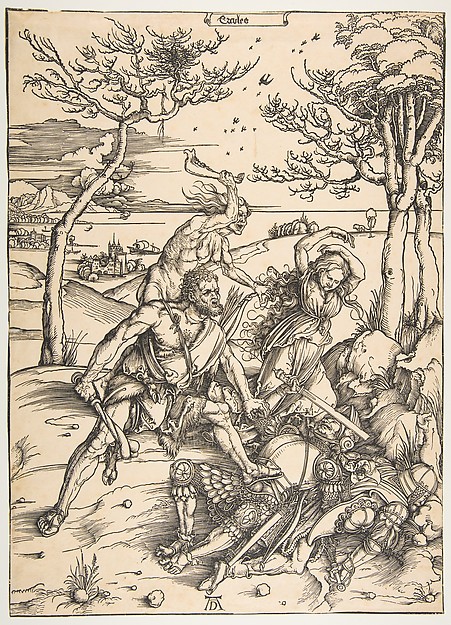 Albrecht Dürer, Hercules Conquering the Molionide Twins