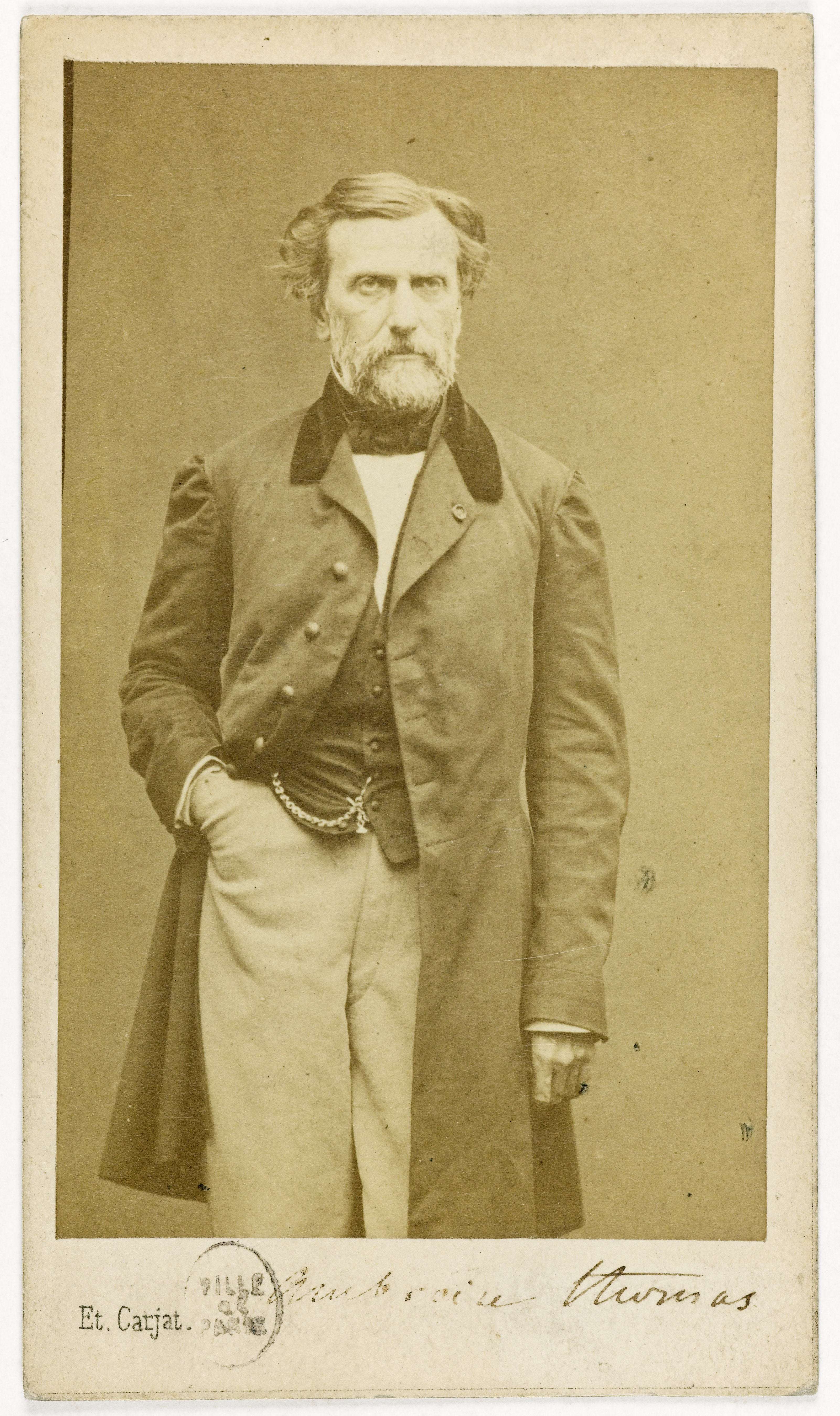 Carjat & Cie, Portrait d'Ambroise Charles Louis Thomas, (1811-1896), (compositeur)