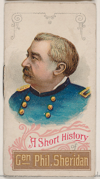 W. Duke, Sons & Co., A Short History of General Philip Henry Sheridan, from the Histories of Generals series of booklets (N78) for Duke brand cigarettes