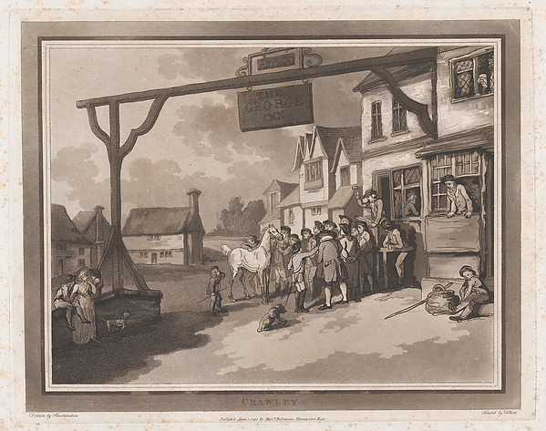 Thomas Rowlandson, Crawley (An Excursion to Brighthelmstone)