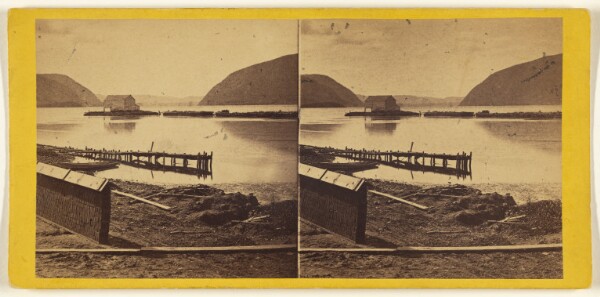Edward and Henry T. Anthony & Co., View from the Brickyard at New Windsor, looking down the Hudson.