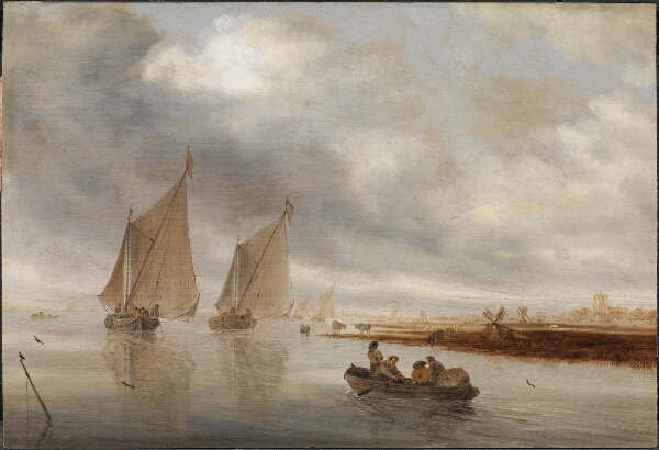 Salomon van Ruysdael, Flodlandskab