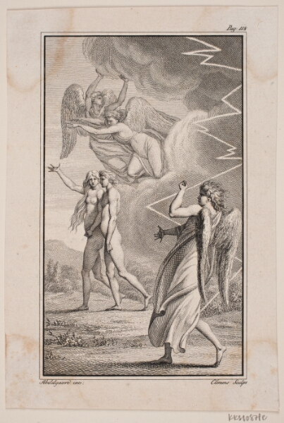 J.F. Clemens, Illustration til Johannes Ewalds "Adam og Eva" V