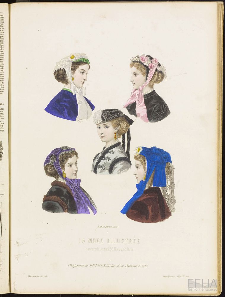 Unknown artist, Chapeaux de Mme Talon. 20 Rue de la Chaussée d'Antin