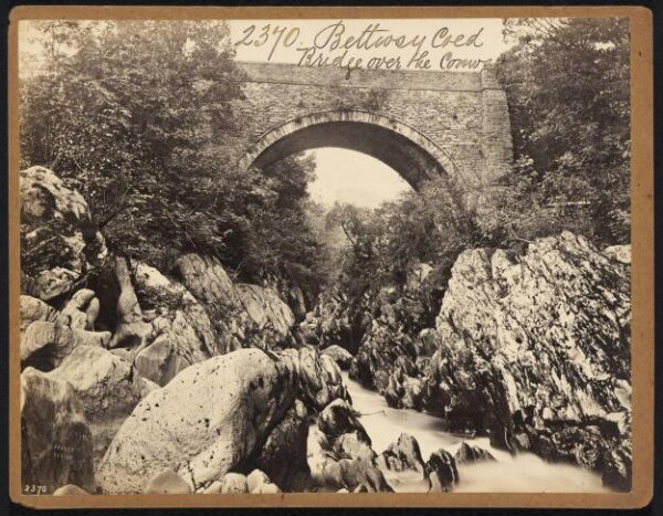 Francis Frith, Bettwsy Coed.  Bridge over the Conway