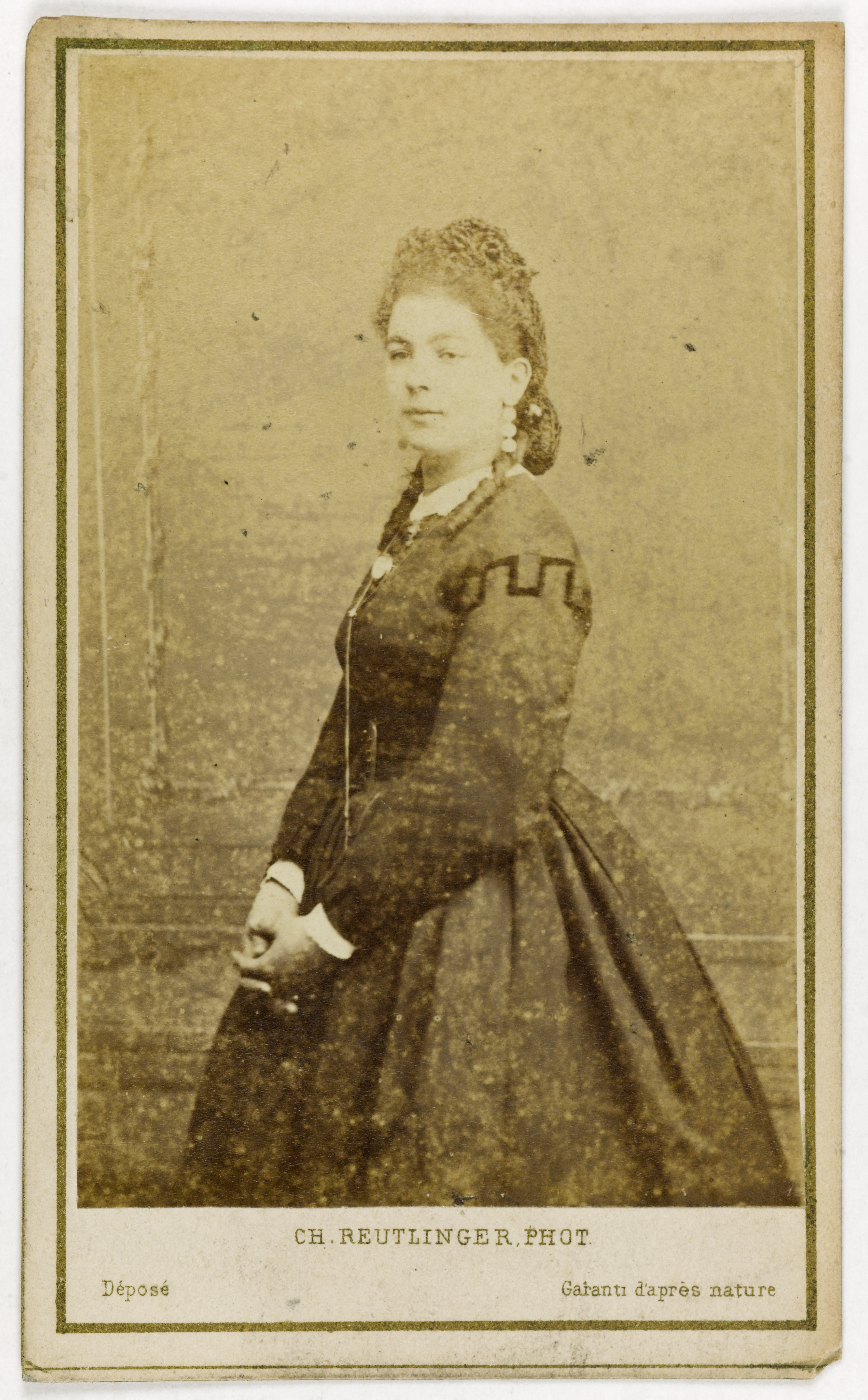 Charles Reutlinger, Portrait de Vaillanti, actrice ou chanteuse