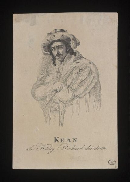 Unknown, Kean als König Richard der dritte