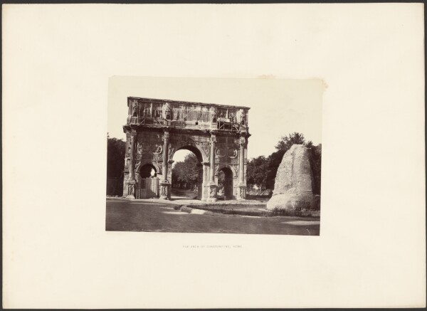 Giorgio Sommer, The Arch of Constantine, Rome