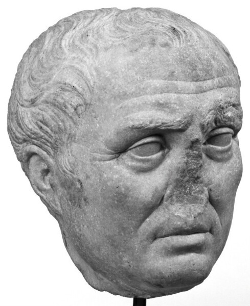 Unknown, Head of a Man (Imitation of a Portrait of "Cicero")