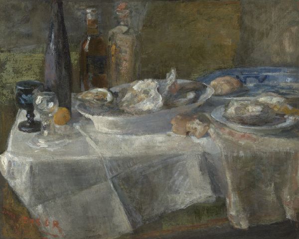 James Ensor, Still Life with Oysters (study of light)