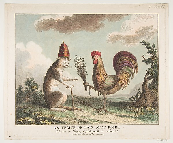 Anonymous, French, 18th century, Le Traité de Paix avec Rome (The Peace Treaty with Rome)
