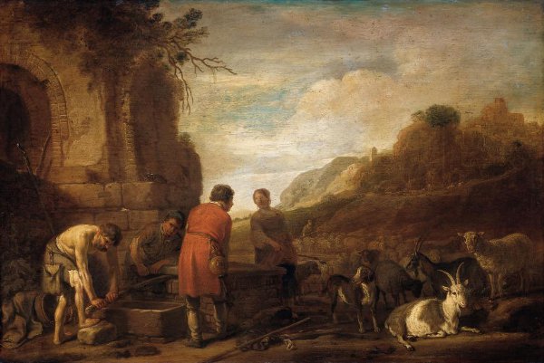 Claes Moeyaert, The Meeting of Jacob and Rachel