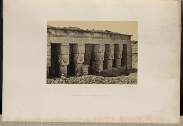 Francis Frith, Portico of the Temple of Dendera