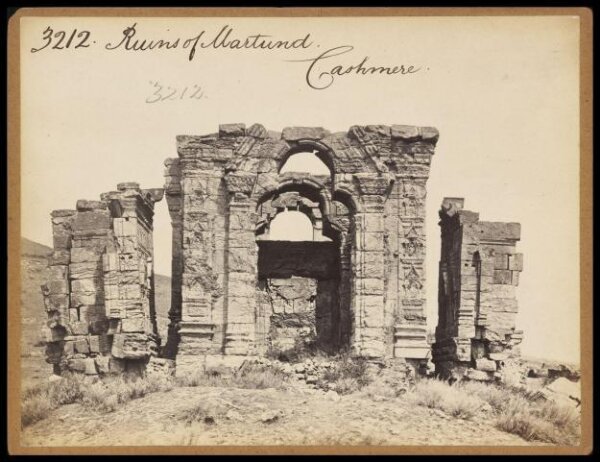 Francis Frith, Ruins of Martund.  Cashmere