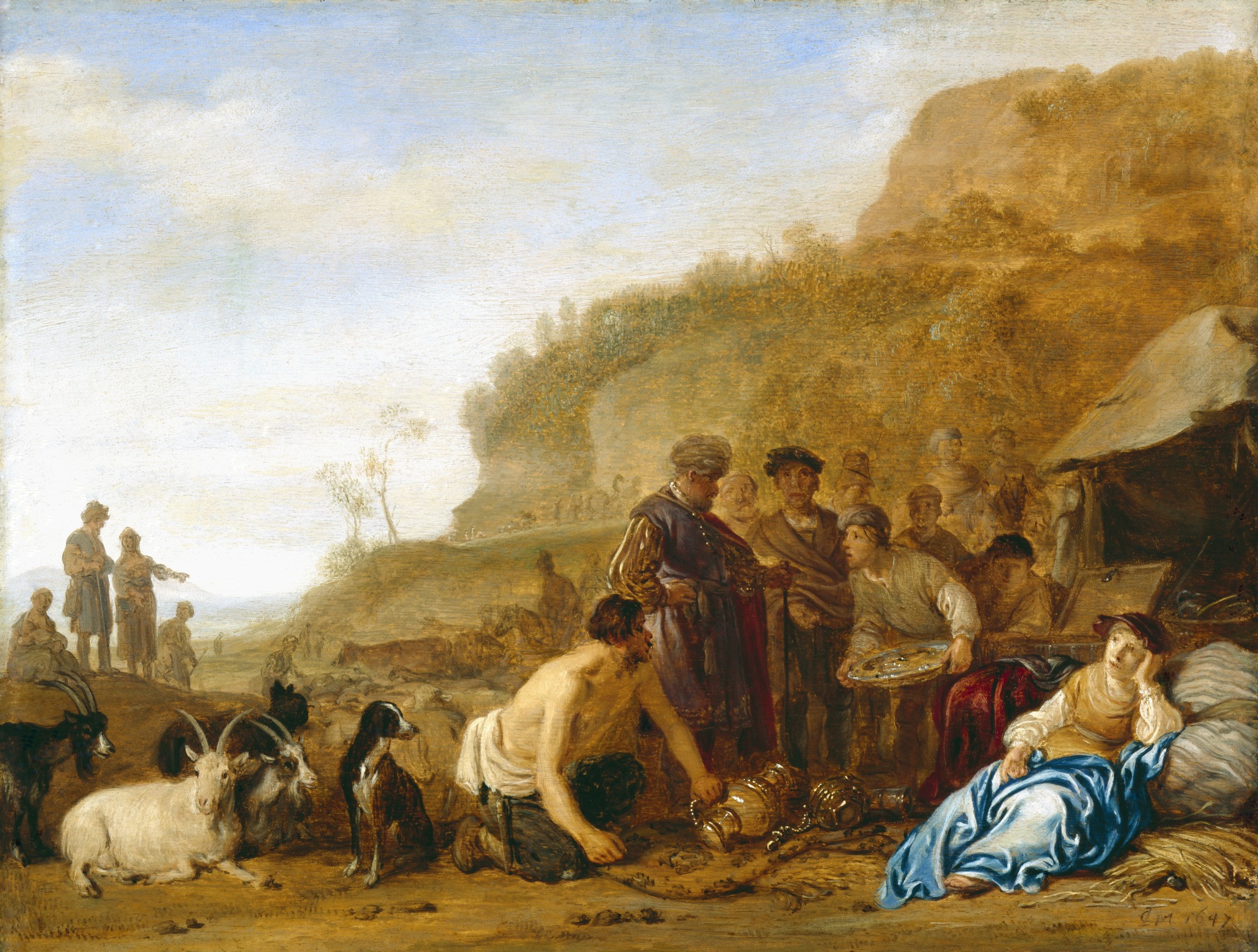 Claes Corneliszoon Moeyaert, Laban Searching for His Gods