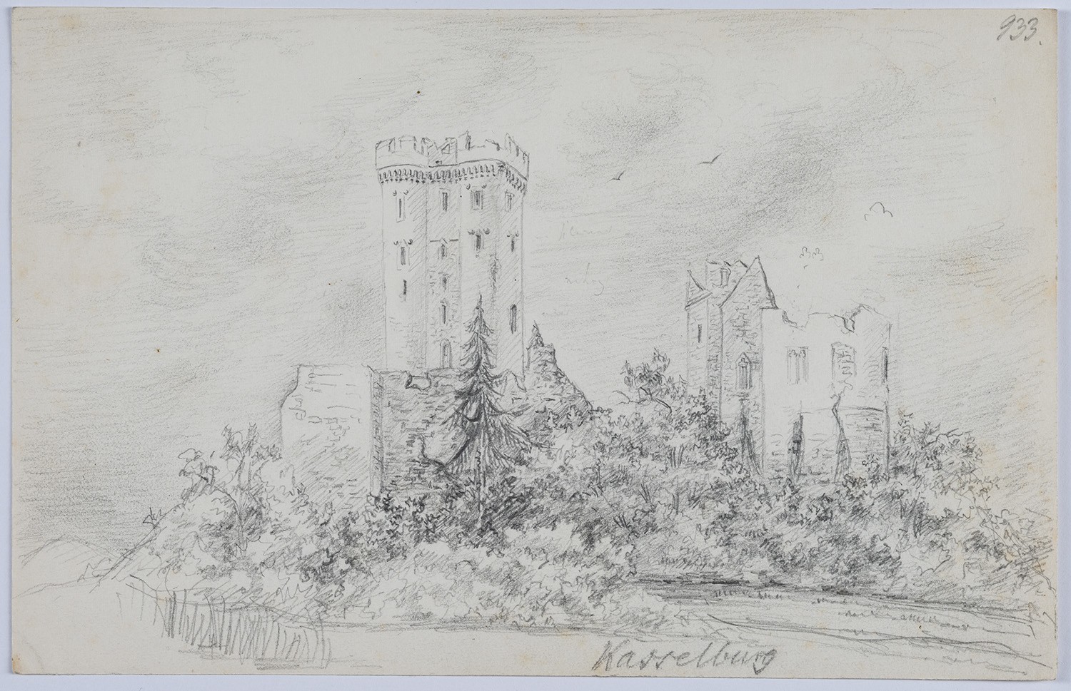 Rudolf Lutter, Kasselburg (Rheinland): Burgruine