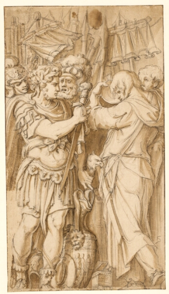 Polidoro da Caravaggio, Scene fra romersk historie