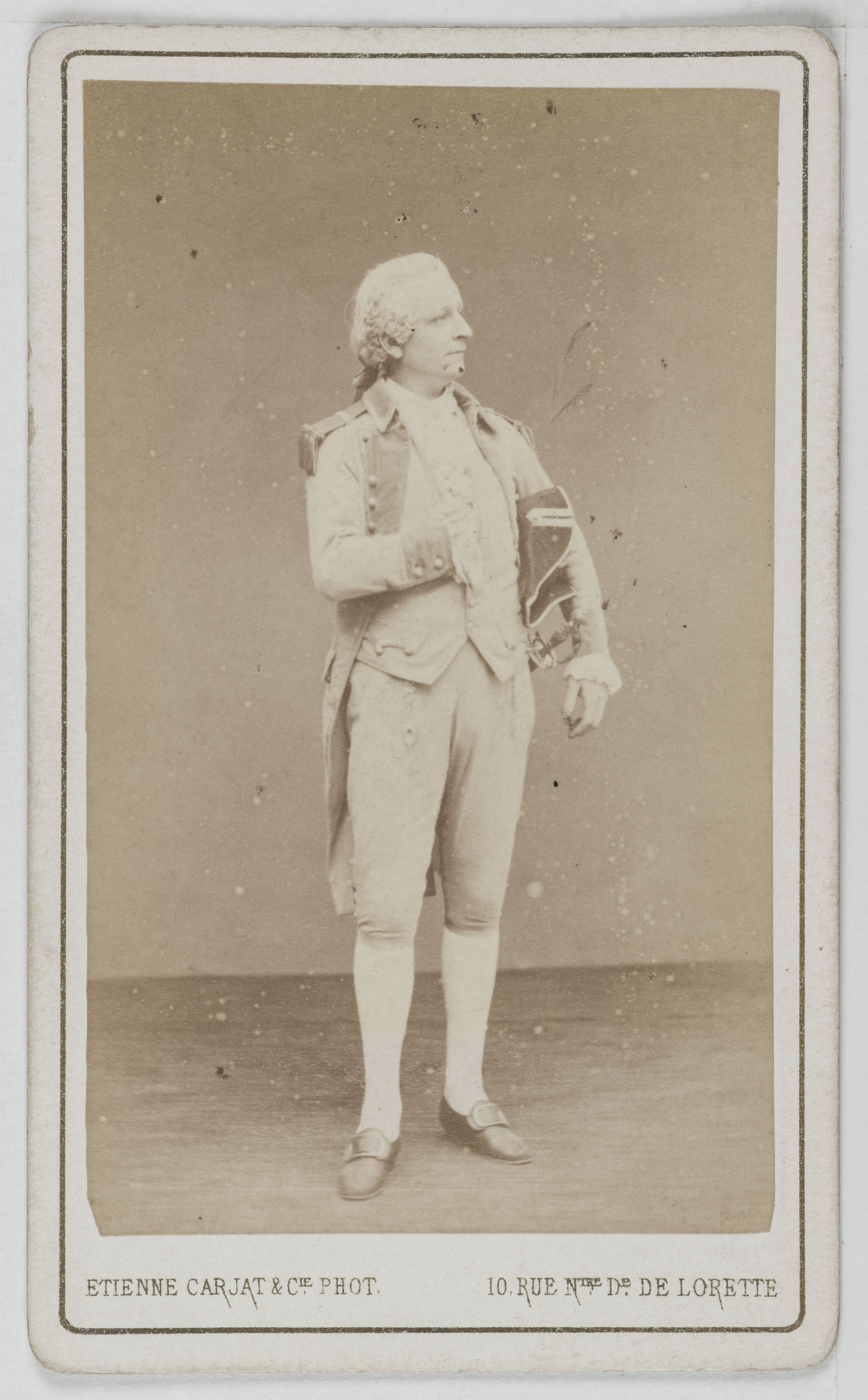 Carjat & Cie, Portrait de Nicot, acteur.