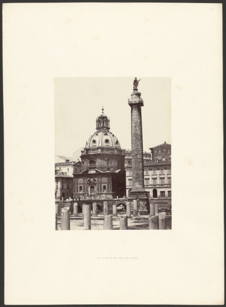 Giorgio Sommer, The Forum of Trajan, Rome