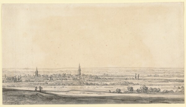 Aelbert Cuyp, View of the Rhine River Valley (recto); View of the Heideberger Mill Near Cleves (verso)