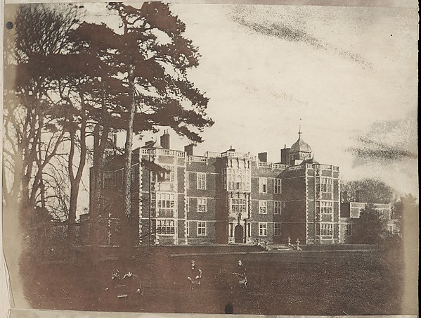 Unknown, [Charlton House with Seated Figures in Foreground]
