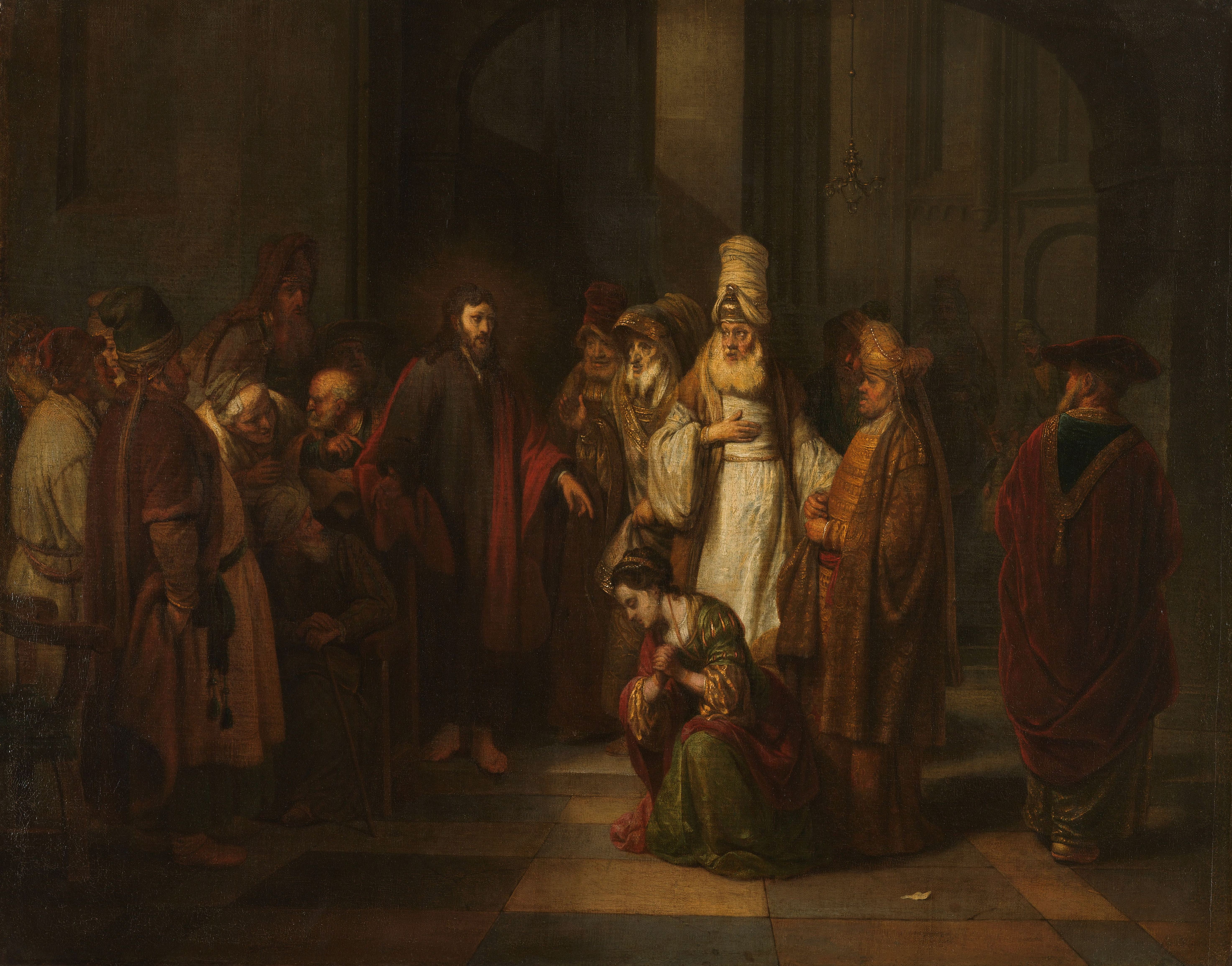 Gerbrand van den Eeckhout, Christus and the woman in adultery