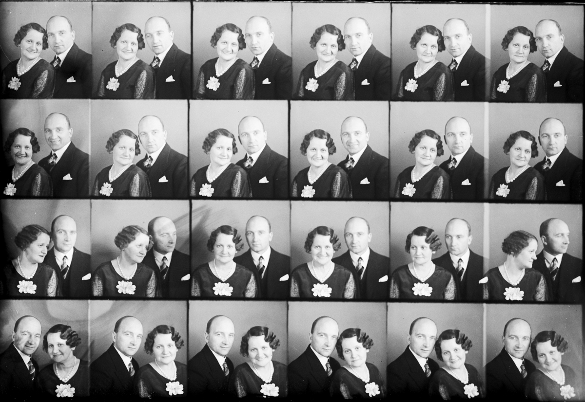 Skötsner-Edhlund, The Wiklund couple from Östhammar, Uppland 1937