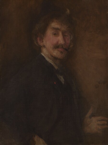 James McNeill Whistler, Gold and Brown: Self-Portrait