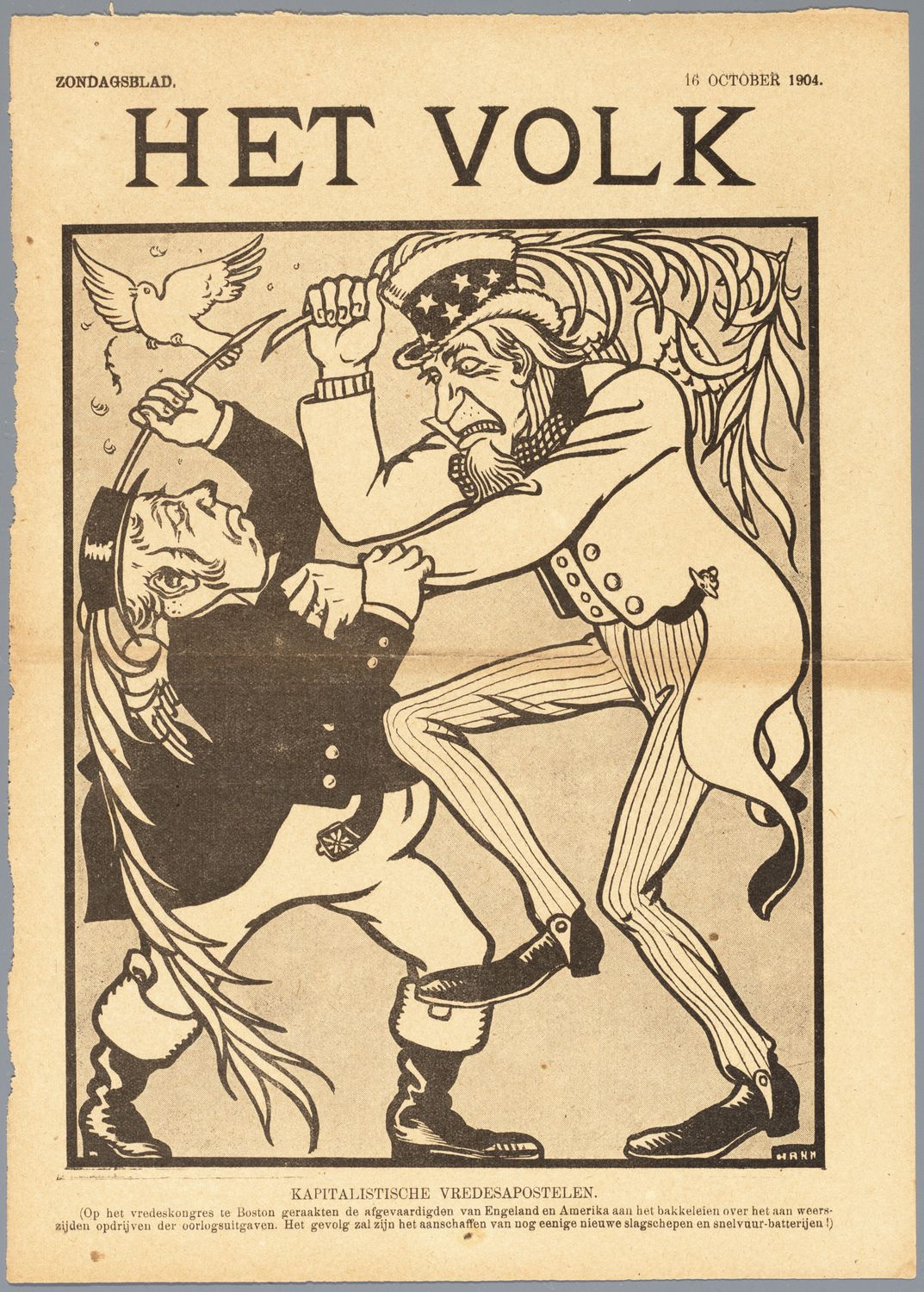 Albert Hahn, Kapitalistische vredesapostelen