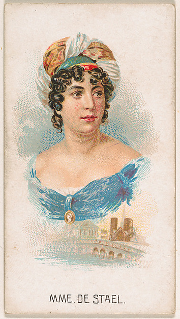 Kinney Brothers Tobacco Company, Mme. de Stael, from Leaders series (N222) issued by Kinney Bros.