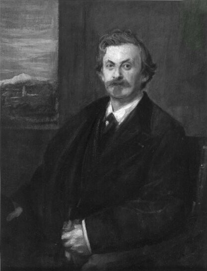 Franz von Lenbach, Portrait of Graf Schack