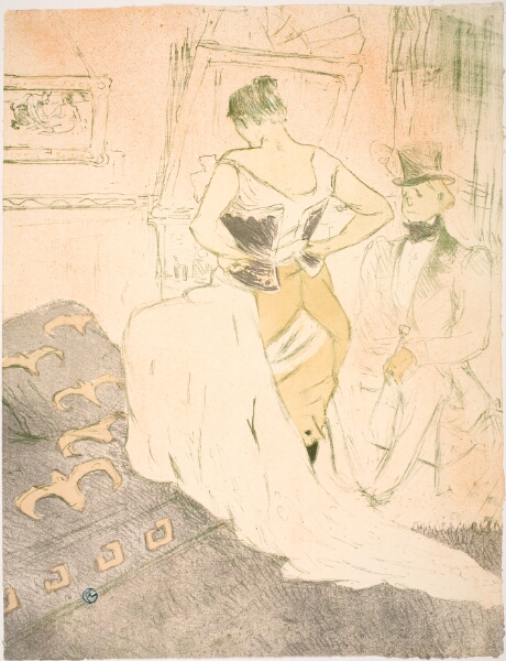 Henri de Toulouse-Lautrec, Femme en Corset, Conquête de Passage