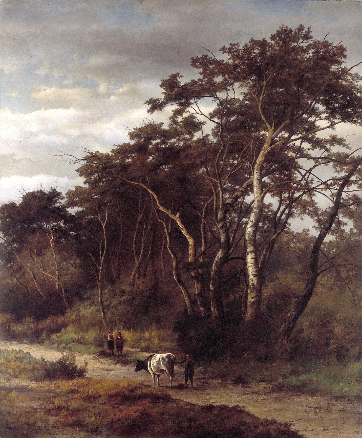 Solomon Leonard Verveer, Landscape in Kennemerland