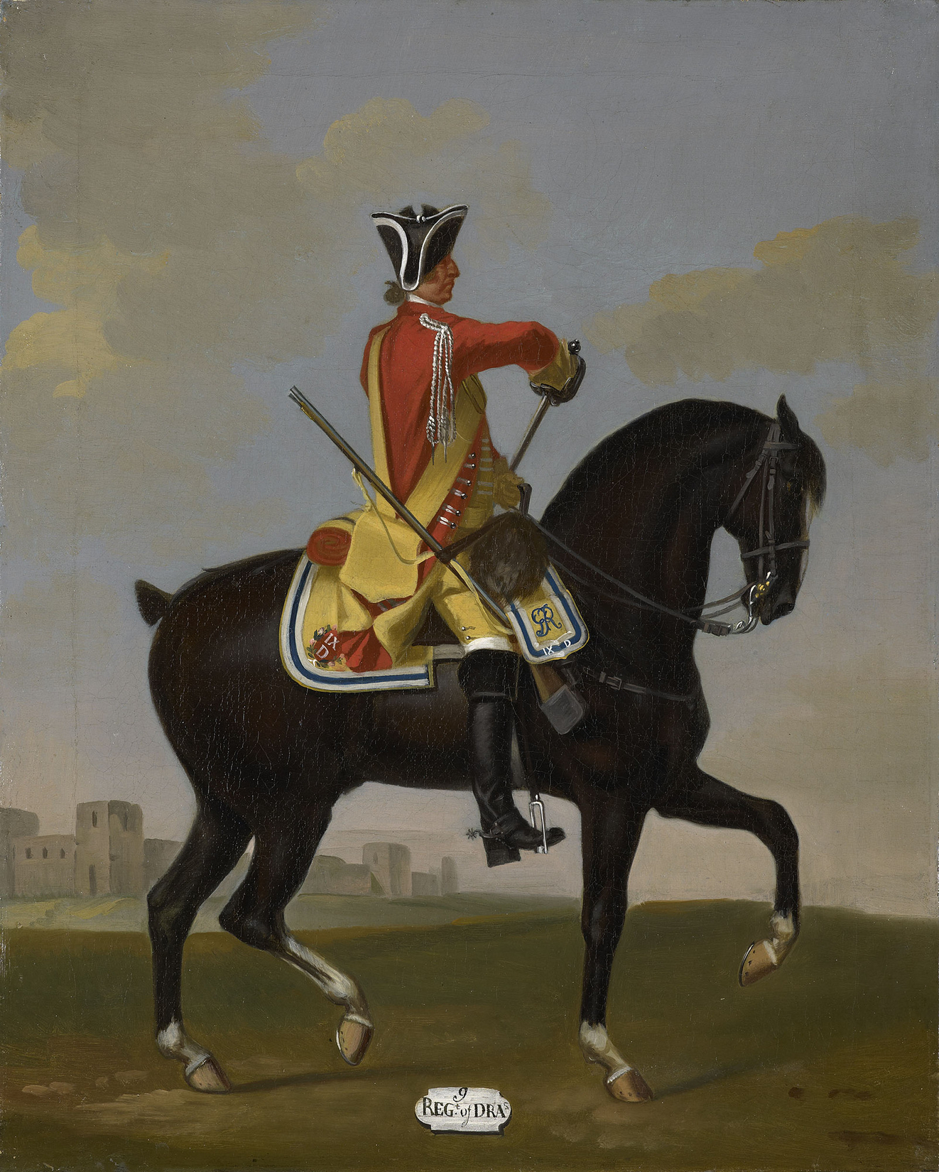 David Morier, Private, 9th Dragoons, 1751