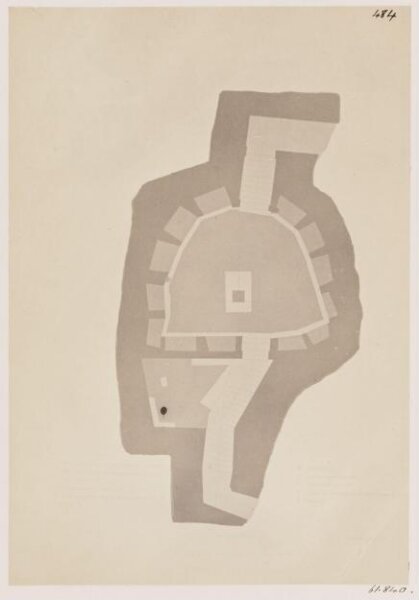 Parker, John Henry, Catacomb of S. Sebastiano - Plan of the Crypt or Platonia