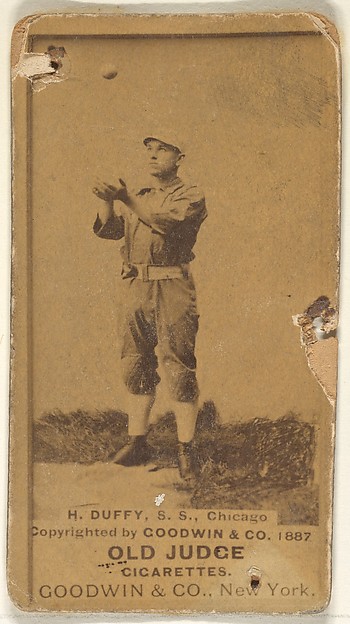 Goodwin & Company, Hugh Duffy, Shortstop, Chicago, from the Old Judge series (N172) for Old Judge Cigarettes